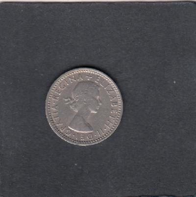 Beschrijving: 6 Pence  ELIZABETH II  